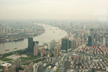 Naklejka na ściany i meble Shanghai in the morning