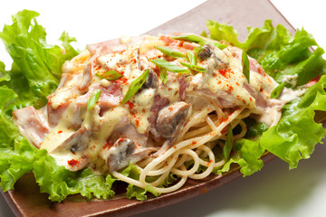 Noodles with Cheese Sauce