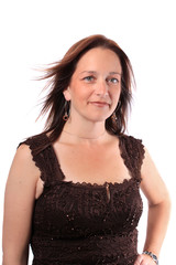 Pretty woman in her forties