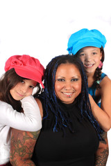 Mother and daughters