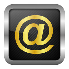 gold icon set - e-mail