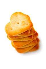 Cracker isolated on white