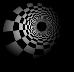 Radial chess background