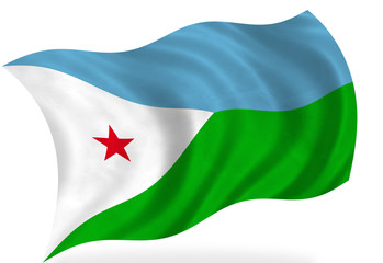 Djibouti  flag