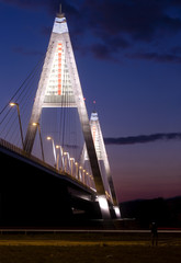 Night light on the bridge.
