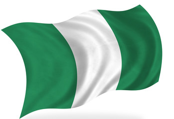 Obraz premium Nigeria flag