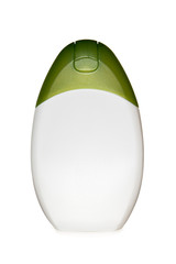 white cosmetic bottle