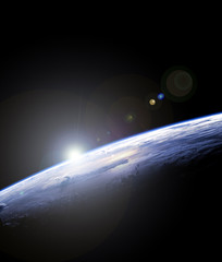 Obraz na płótnie Canvas Earth from space