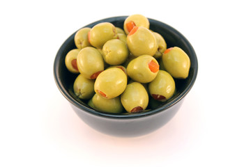 olives in a dish