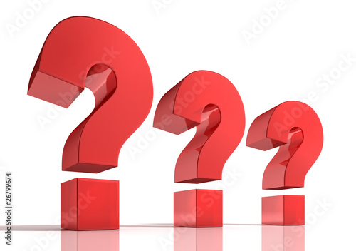 "Drei Fragezeichen" Stockfotos und lizenzfreie Bilder auf Fotolia.com