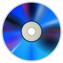 DVD CD disc, vector.