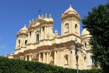 Fototapeta premium Kathedrale des heiligen Nikolaus in Noto
