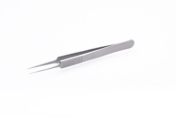 Sharp-edge precision surgical tweezers