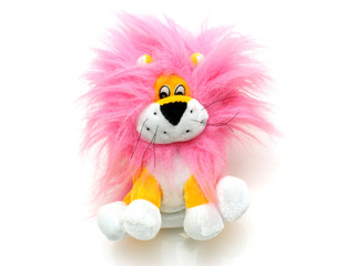 Fototapeta na wymiar Children's bright beautiful soft toy