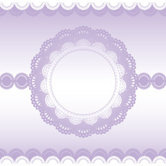 lace classical card