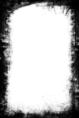 Black and white frame - obrazy, fototapety, plakaty