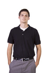 Fototapeta premium Portrait of stylish young man