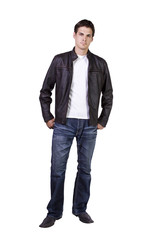 Fototapeta premium Portrait of stylish young man