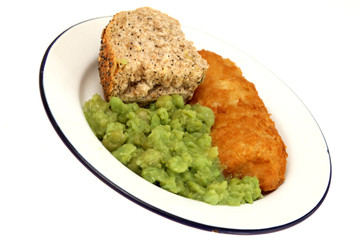 Fish and Mushy Peas