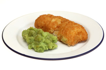 Fish and Mushy Peas