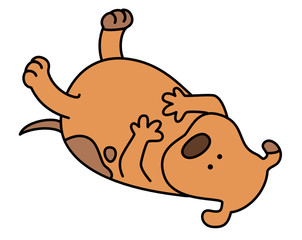cartoon dogs. Vector illustration.