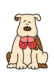 Fototapeta premium cartoon dogs. Vector illustration.