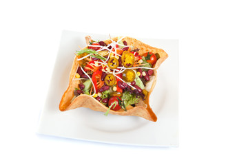 Healthy and nutritious Taco salad