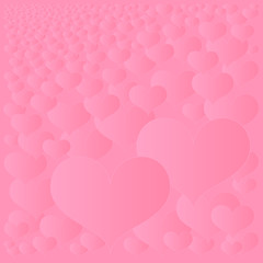 abstract hearts background