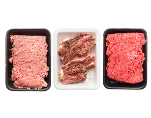 Raw ground meat