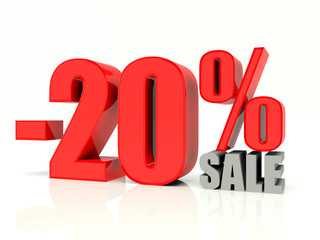 twenty percent off sale