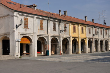 Fototapeta premium minozzi square, roccabianca