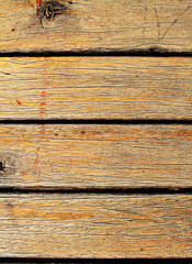 damaged wooden planks