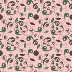 vector seamless floral ornament