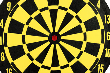 cible vierge pour jeu de fléchettes