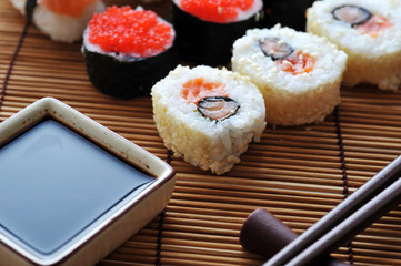 traditional Japanese sushi