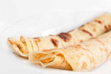 Pancakes on plate