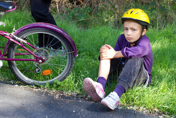 tomber de vélo