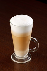 Coffee Latte in a glass
