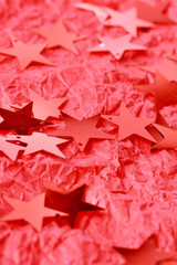 Red stars confetti