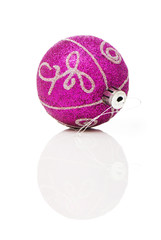 Christmas decoration isolated on the white background