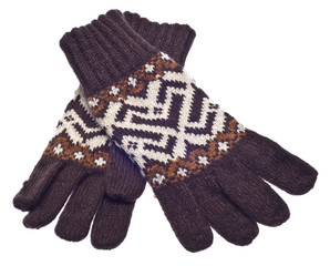 Pair of Brown Gloves