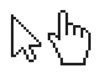 Obraz premium Computer mouse cursors