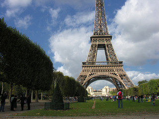 Fototapeta na wymiar Widok na Paryż, Francja