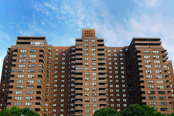 Obraz premium Mieszkania komunalne w Nowym Jorku