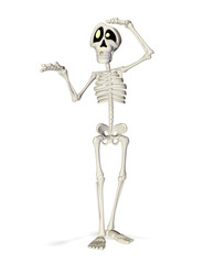 skeleton cartoon what was that
