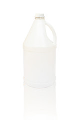 White Gallon on white background