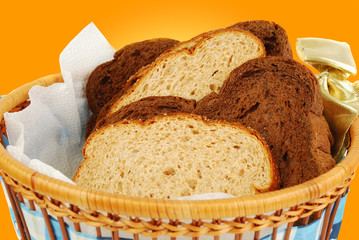 Three tipe of bread set.