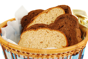 Three tipe of bread set.