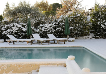Piscine en hivers
