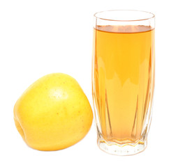 apple juice and fresh apples